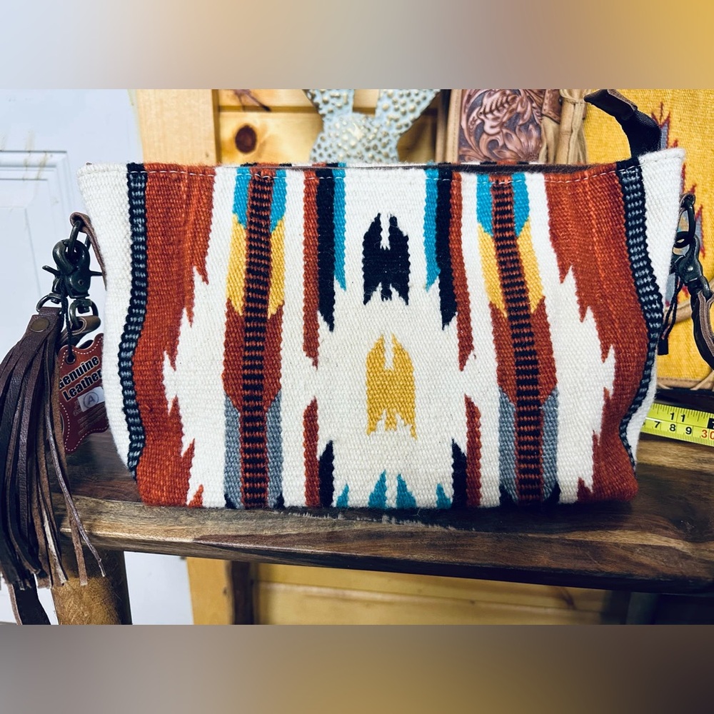 American Darling vibrant saddle blanket purse!!
